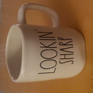Rae Dunn “Lookin Sharp” coffee mug, in excellent used condition